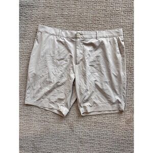 B. Draddy Men Shorts 40x8.5" Golf Performance Chino Preppy‎ Casual beige